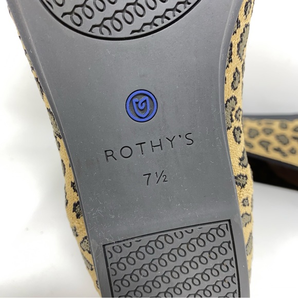 Rothy’s Round Toe Leopard Print in Like New Condition. - Picture 11 of 12